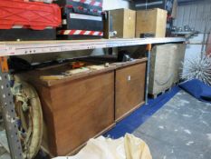 Two bays of adjustable boltless racking comprising 1 x 2.8m x 1.1m x H: 1.5m, 1 x 2.8m x 900mm x 1.