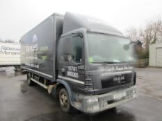 MAN Aquila TGL 10.180 4 x 2 rigid box lorry Registration: DA12 SBZ recorded mileage 241,450 MOT: