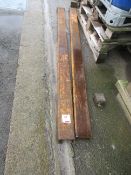 Forklift extension forks, 2.4m LOLER: This lot has no record of Thorough Examination. The