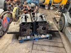 Two unbranded asphalt paver screed extension plates Please note; This LOT is located at Roadform