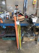 Selection of various surveying tools and tool bag Please note; This LOT is located at Roadform