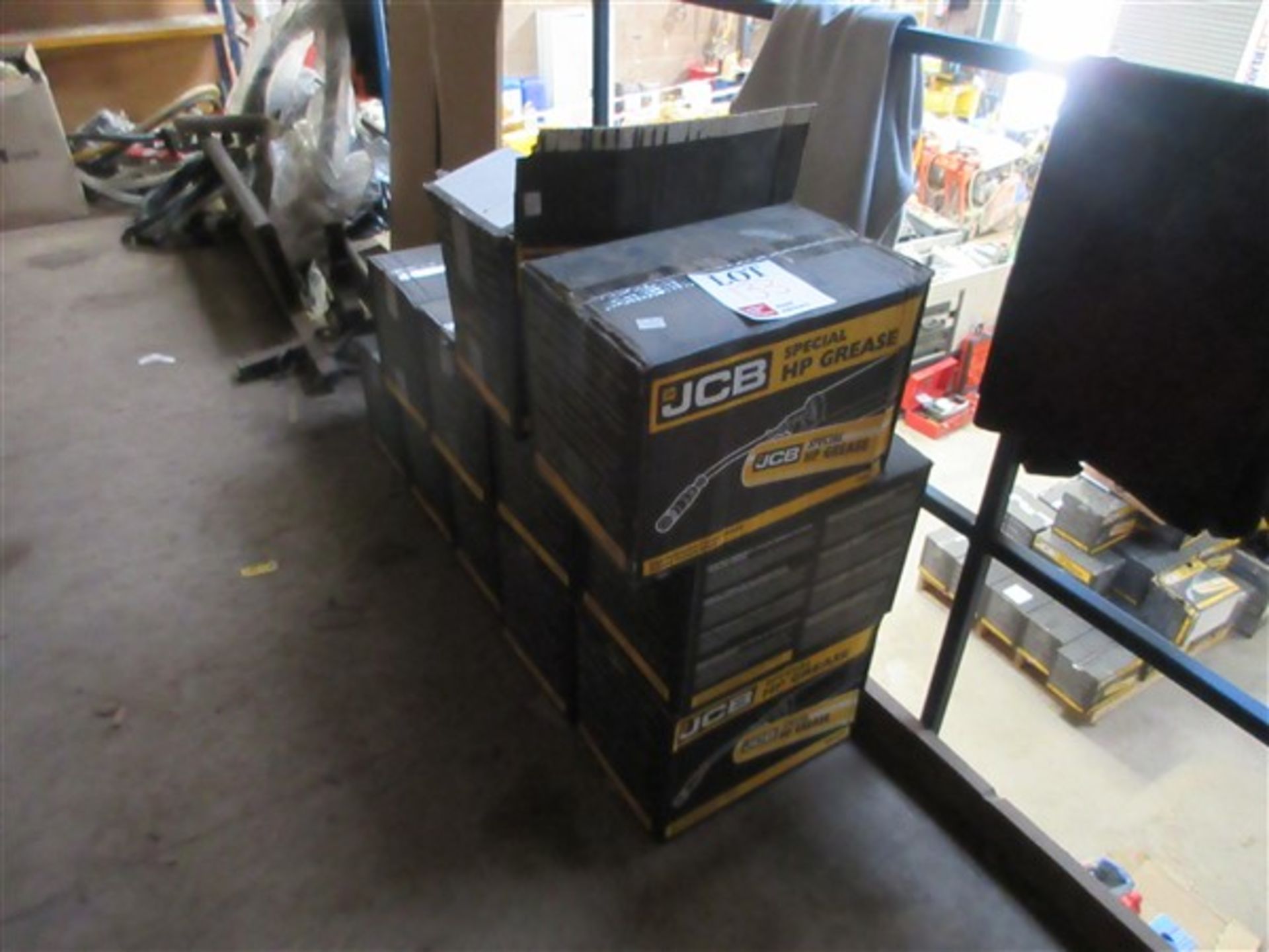 Eleven boxes of JCB special HP grease Please note; This LOT is located ...