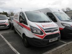 Ford Transit Custom 290 L1 2.0 TDCi 105ps Low Roof panel van Registration: WG17 RYZ Recorded