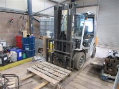 Still RC42-25 diesel operated forklift truck SN: B16006X01842 Hours: 2307.6 YOM: 2020 LOLER: 13/01/