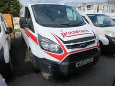 Ford Transit Custom 290 L1 2.0 TDCi 105ps Low Roof panel van Registration: WU67 UJF Recorded