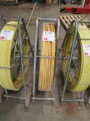 Part duct rod reel and metal frame Please note; This LOT is located at Roadform House, Milber
