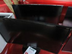 Two curved desktop monitors Please note; This LOT is located at Stoneford Farm, Steamalong, Isle
