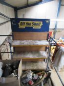 Three shelf boltless adjustable rack Please note; This LOT is located at Roadform House, Milber