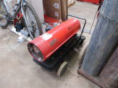 Heat Store 30kw 240v mobile forced air heater Please note; This LOT is located at Roadform House,