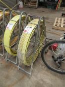 Part duct rod reel and metal frame Please note; This LOT is located at Roadform House, Milber