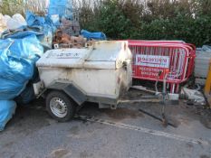 Ace Plant 450L single axel trailer mounted fuel bowser. S/N: BB2407 With hose and lance, and
