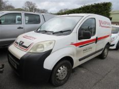 Peugeot Bipper S 1.4HDi Car Derived Van Registration: LO10 AUP Recorded mileage: 162,500 est. MOT: