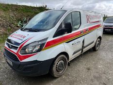 Ford Transit Custom 290 L1 2.0 TDCi 105ps Low Roof panel van Registration: WM67 DZS Recorded