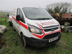 Ford Transit Custom 270 L1 2.2 TDCi 100ps Low Roof panel van Registration: WJ66 CSX Recorded