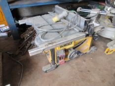 Dewalt DWE7485 XL 110v compact table saw Please note; This LOT is located at Roadform House,
