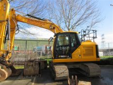 JCB 150 XLC 15-tonne tracked excavator SN: JCBA150MEN3172679 Hours: C. 4144.5 YOM: 2022 Please note;