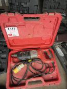 Milwakee 110v SDS rotary hammer kit Please note; This LOT is located at Roadform House, Milber