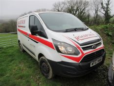 Ford Transit Custom 270 L1 2.0TDCi 105ps Low Roof panel van Registration: WF67 NKH Recorded mileage: