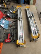 Dewalt mitre saw stand Please note; This LOT is located at Roadform House, Milber Trading Est,