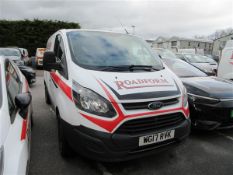 Ford Transit Custom 270 L1 2.0 TDCi 105ps Low Roof panel van Registration: WG17 RVK Recorded