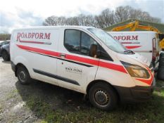 Ford Transit Custom 270 L1 2.2 TDCi 100ps Low Roof panel van Registration: WJ66 ZVG Recorded