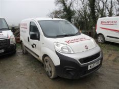 Fiat Fiorino Cargo 1.3 16V Multijet SX Car Derived Van REG: WJ17 FVB Recorded mileage: 77,615 MOT: