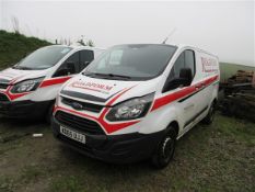 Ford Transit Custom 270 L1 2.2 TDCi 100ps Low Roof panel van Registration: WD65 UJJ Recorded