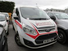 Ford Transit Custom 290 Limited L1 2.2 TDCi 125ps Low Roof panel van Registration: WJ64 TWW Recorded