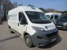 Citroen Relay 35 L2 diesel 2.0 Blue HDI H2 130ps van reg no. WK68 TDO, DOR 29.09.18, MOT 22.09.26,