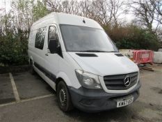 Mercedes Sprinter 314 2.2CDI Medium 3.5t panel van Registration: KW67 UGA Recorded mileage: 142,