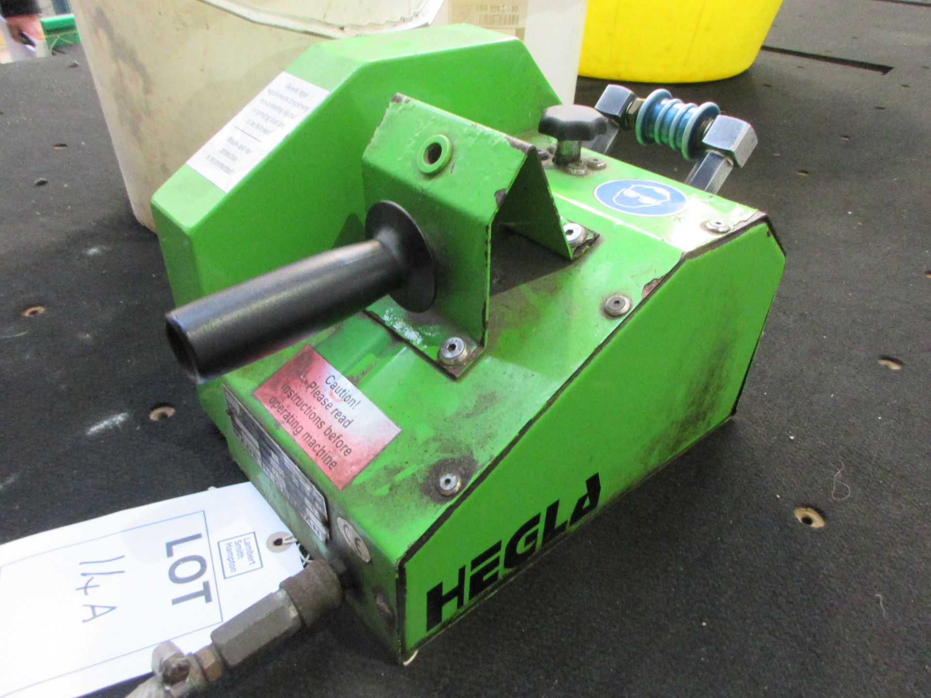 Helga HSG pneumatic edge grinder, serial no. 1431 - Image 2 of 2