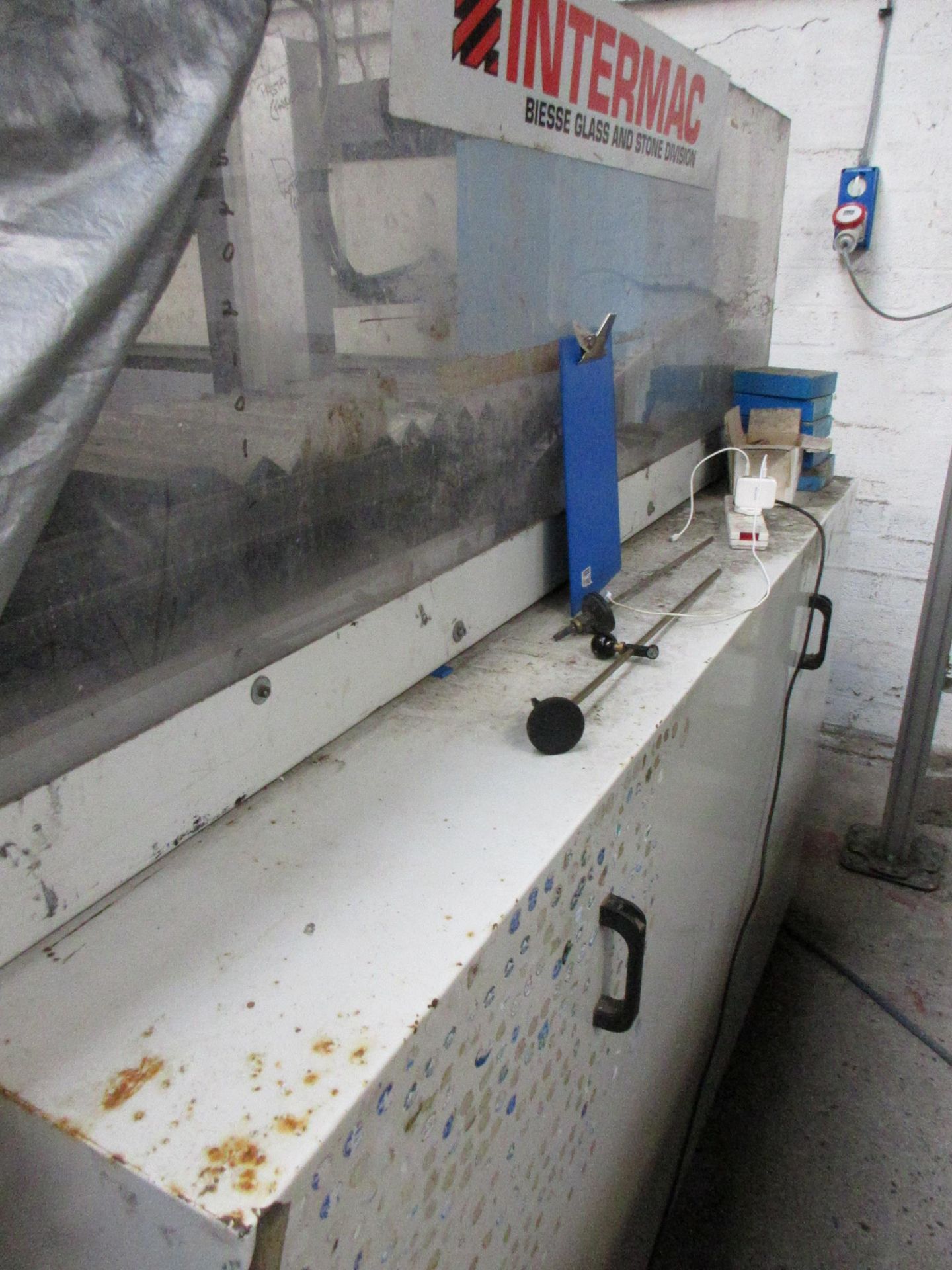 Intermec Biesse glass & stone Master Groove 1500 CNC bridge type stone and glass cutting machine - Image 6 of 9