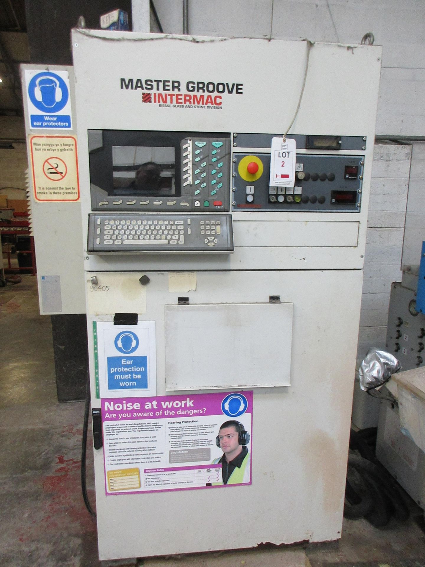 Intermec Biesse glass & stone Master Groove 1500 CNC bridge type stone and glass cutting machine - Image 5 of 9