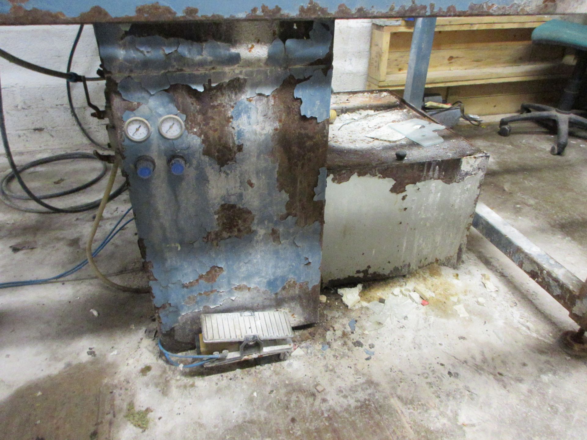 Metral TDIA glass drill, table size 700 x 750mm, overall table size 2500 x 1500mm, serial no. T370 5 - Image 4 of 7