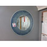 Wall mounted circular mirror, dia. 600mm