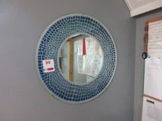 Wall mounted circular mirror, dia. 600mm