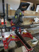 Einhill bench top chop saw, serial no. 2024/01 UK-23-2631, 240v