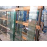 Assorted size and thickness clear glass, as lotted