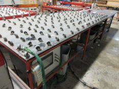 Two Static manual roller bench, 1500 x 1500mm - total foot print 3000 x 1500mm PoWRA: A ‘point of