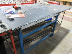 Lay up table, 2300 x 1260mm PoWRA: A ‘point of work’ risk assessment must be completed, reviewed and