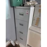 Metal 4drawer filing cabinet
