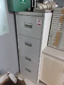 Metal 4drawer filing cabinet