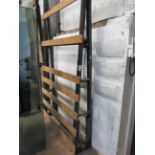 Static metal frame single sided glass rack, 1400 x 800 x H:2700mm