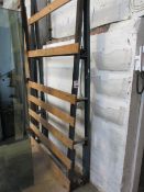 Static metal frame single sided glass rack, 1400 x 800 x H:2700mm