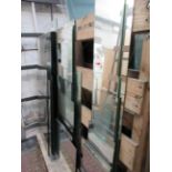 Assorted size and thickness clear and smoked glass, as lotted
