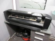 Summa D60R vinyl cutter, serial no. 652001-10005