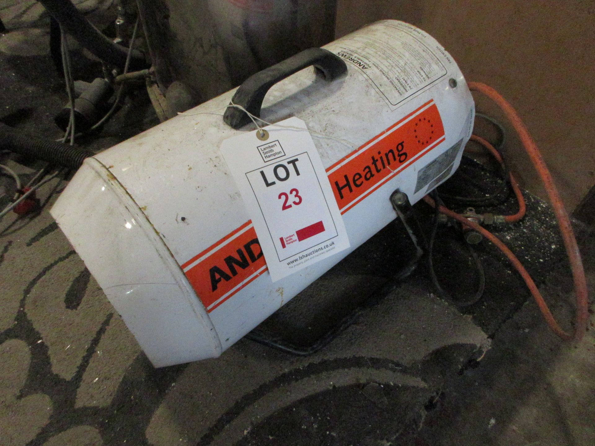 Andrews Heated space heater, 240b