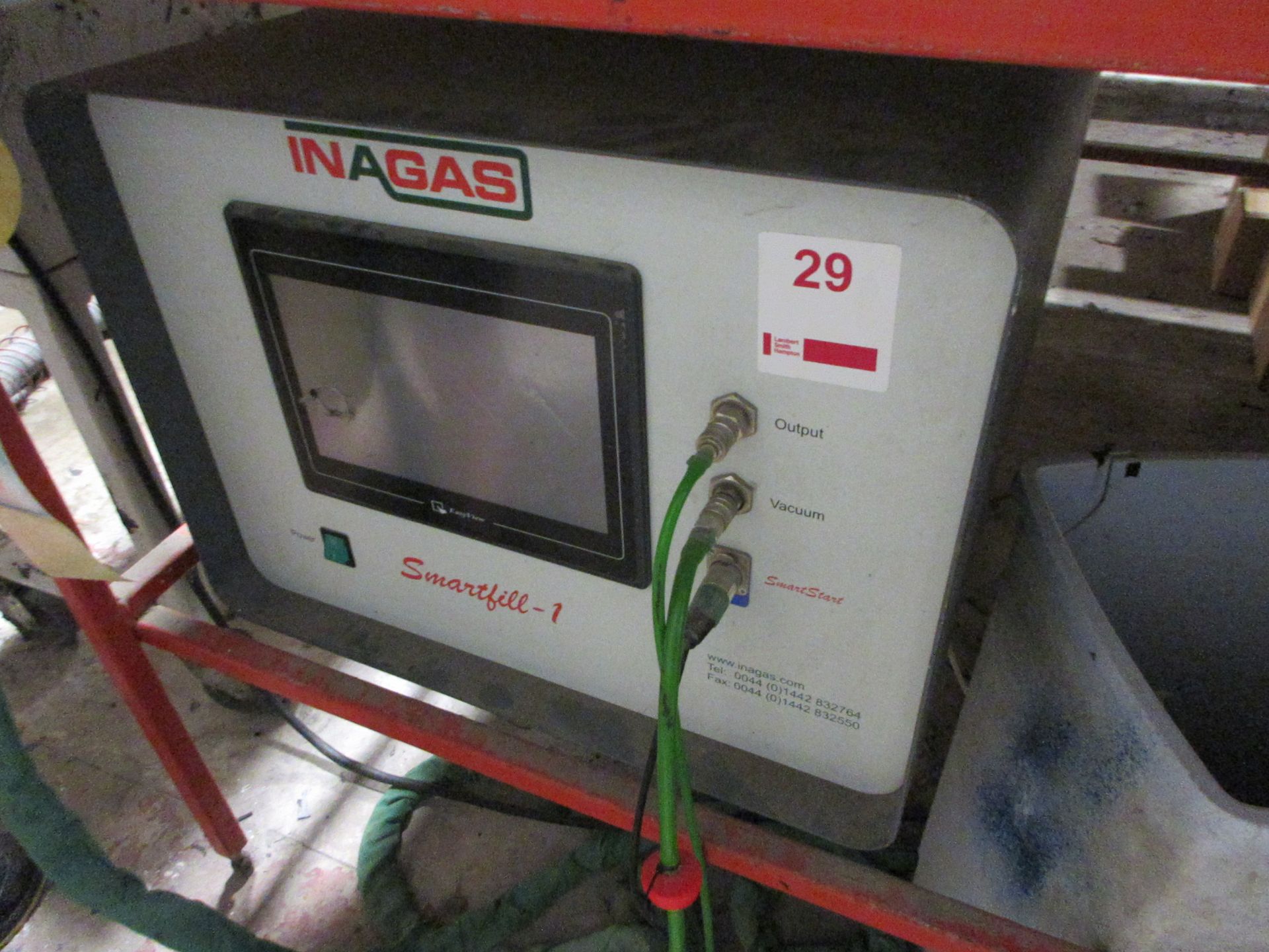 Inagas Smartfill-1 gas filler for insulated glass units, gas inlet ¼" OD