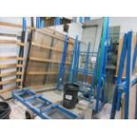 Two sheets of mirrored glass, 2550 x 1600 x 4mm, as lotted