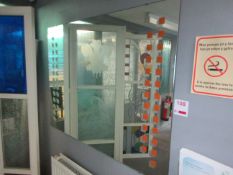 Wall mounted mirror, 900 1200mm